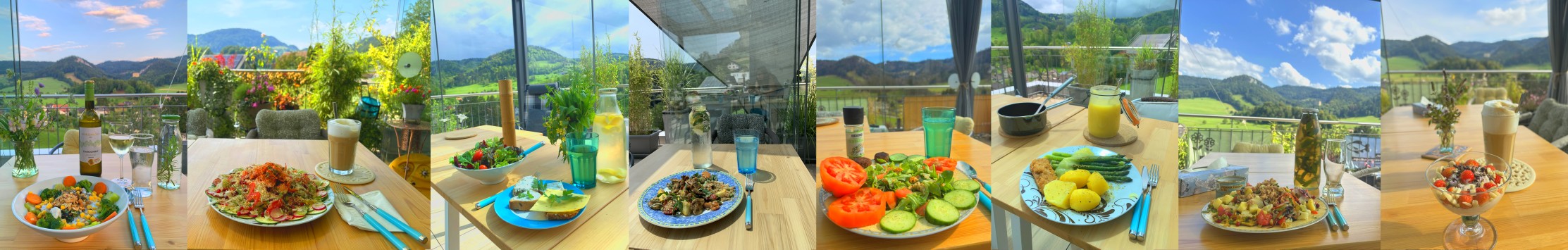 Bilderreihe Esstisch